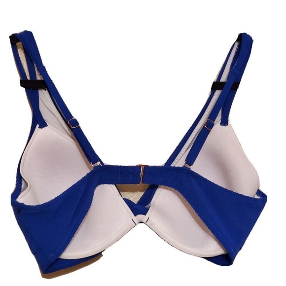 Shade & Shore Bikini Top Womens Royal Blue 34C Twist
Front Swim Wear Beach New - Picture 2 of 2